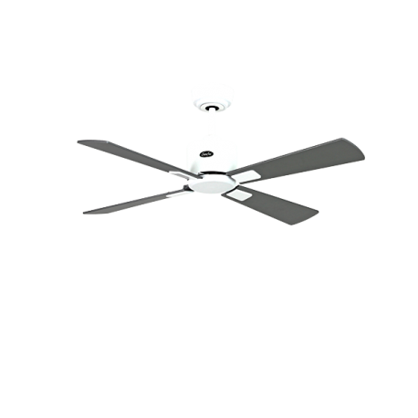 Modern White Ceiling Fan With Dc Motor Low Consumption Remote