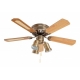 Liane 103 Low Ceiling fan with 3 Lights by Deko Elektro