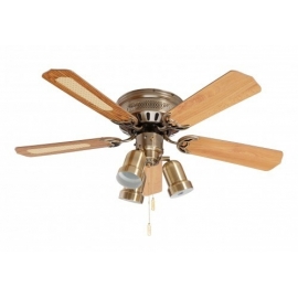 Liane 103 Low Ceiling fan with 3 Lights by Deko Elektro