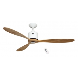 Aeroplan ECO White - Natural wood with DC motor and remote control by Casafan