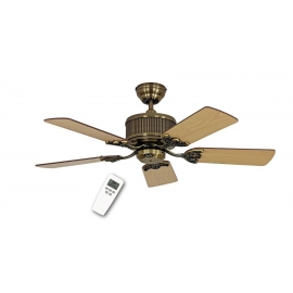 ECO Elements MA 103 Antique Brass with DC motor and remote control by Casafan.