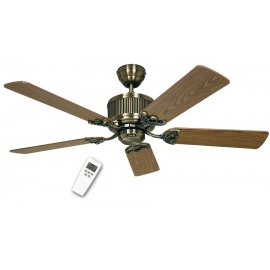 ECO Elements MA 132 Antique Brass with DC motor and remote control by Casafan.