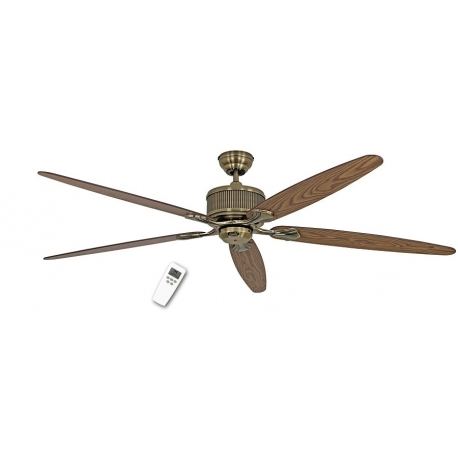 ECO Elements MA 180 Antique Brass with DC motor and remote control by Casafan.