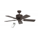 ECO Elements 103 BA Antique Brown with DC motor and remote control by Casafan.