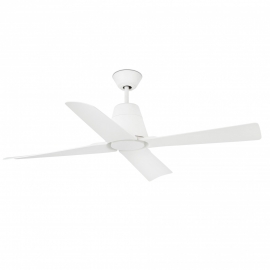Outdoor white ceiling fan with DC motor Typhoon by FARO
