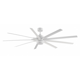 ODYN White matt ceiling fan with DC motor by FANIMATION