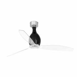 Eterfan BLACK matt or glossy with DC motor & transparent blades by Faro