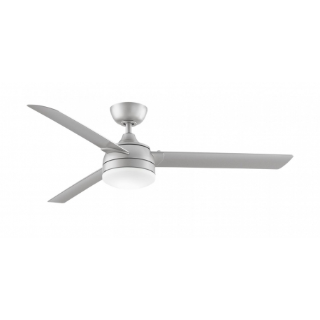 Outdoor Ceiling Fan Xeno Wet Nickel With Led Light By Fanimation Outdoor Ceiling Fan Xeno Wet Nickel