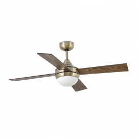 MINI Icaria antique brass with light and remote control by Faro