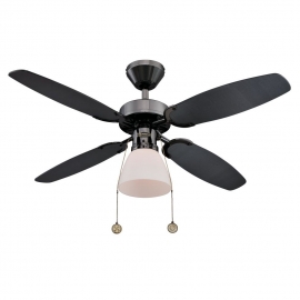 Capitol Gun Metal ceiling fan with light by Westinghouse