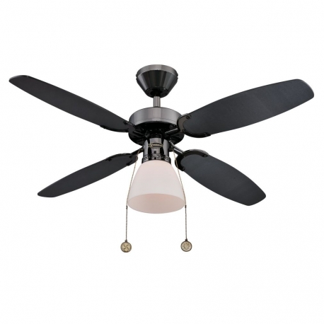 Capitol Gun Metal ceiling fan with light by Westinghouse