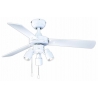 Cyrus white ceiling fan with light by AireRyder