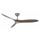 Eco Airscrew 152 Brushed Chrome Gray with DC motor by Casafan