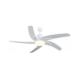 Viper 112  white ceiling fan with light & remote control by Fantasia