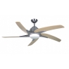 Viper PLUS Stainless Steel ceiling fan with light & remote control by Fantasia