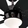 Turbo Swirl Gun Metal ceiling fan with light by Westinghouse