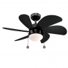 Turbo Swirl Gun Metal ceiling fan with light by Westinghouse