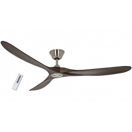 ECO GENUINO 180 NB Chrome with DC motor and remote control by Casafan