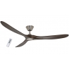 ECO GENUINO 180 NB Chrome with DC motor and remote control by Casafan