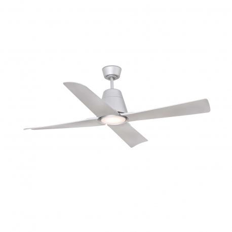 Outdoor Grey ceiling fan with DC motor & LED Light Typhoon by FARO