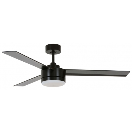 Ceiling fan Bayside Lagoon black with LED light by Beacon
