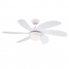 Turbo Swirl 105 White ceiling fan with light by Westinghouse