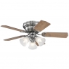 Contempra Trio Nickel with light by Westinghouse