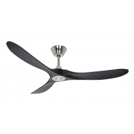ECO GENUINO 152 NT Matt Black with DC motor and remote control by Casafan