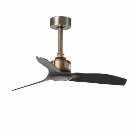 Just Fan XS 81 Brass Antique Black with DC motor by FARO