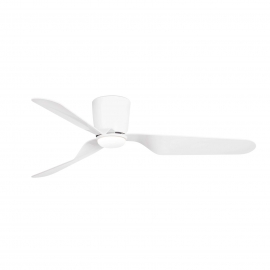 Pemba White with DC motor and LED light by Faro.
