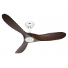 ECO GENUINO 122 White Matt Walnut with DC motor and remote control by Casafan