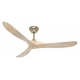 ECO GENUINO 152 Brushed Brass Natural with DC motor and remote control by Casafan