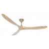 ECO GENUINO 180 Brushed  Brass Natural with DC motor and remote control by Casafan