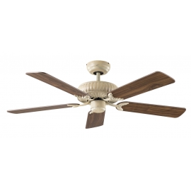 ECO Imperial 132 Antique White with DC motor and remot control by Casafan.