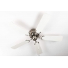 Kisa Deluxe Brushed Nickel suitable for low ceilings by Pepeo