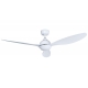 Romina white with DC motor and LED light by Globo