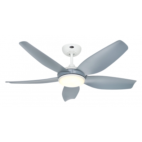 Eco Volare 116 White Gray with DC motor and LED light by Casafan