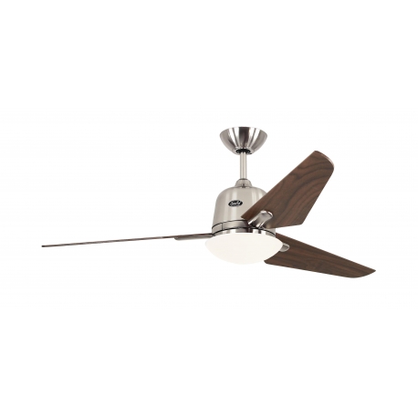 ECO Aviatos BN 132 Chrome Walnut with DC motor and remote control by Casafan