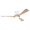 Eco Regento WE 140  White / Natural Wood with DC motor and LED light by Casafan