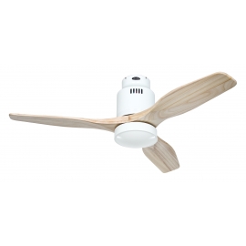 Aerodynamix 112 White - Natural wood with DC motor and light by Casafan