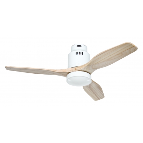 Aerodynamix 112 White - Natural wood with DC motor and light by Casafan