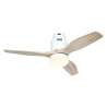 Aerodynamix 112 White - Natural wood with DC motor and light by Casafan