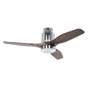 Aerodynamix 112 Polished Chrome - Walnut with DC motor and light by Casafan