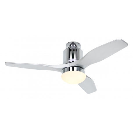 Aerodynamix 112 Polished Chrome - Silver with DC motor and light by Casafan