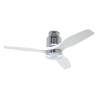 Aerodynamix 112 Polished Chrome - White with DC motor and light by Casafan