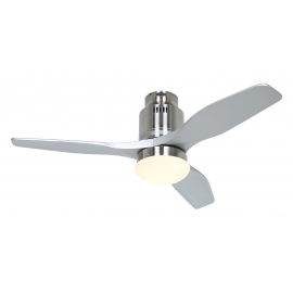 Aerodynamix 112 Brushed Chrome - Silver with DC motor and light by Casafan