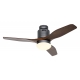 Aerodynamix 112 Basalt Gray - Walnut with DC motor and light by Casafan