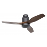 Aerodynamix 112 Basalt Gray - Walnut with DC motor and light by Casafan