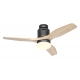 Aerodynamix 112 Basalt Gray - Natural wood with DC motor and light by Casafan