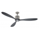 Aeroplan ECO Chrome - Black with DC motor and remote control by Casafan